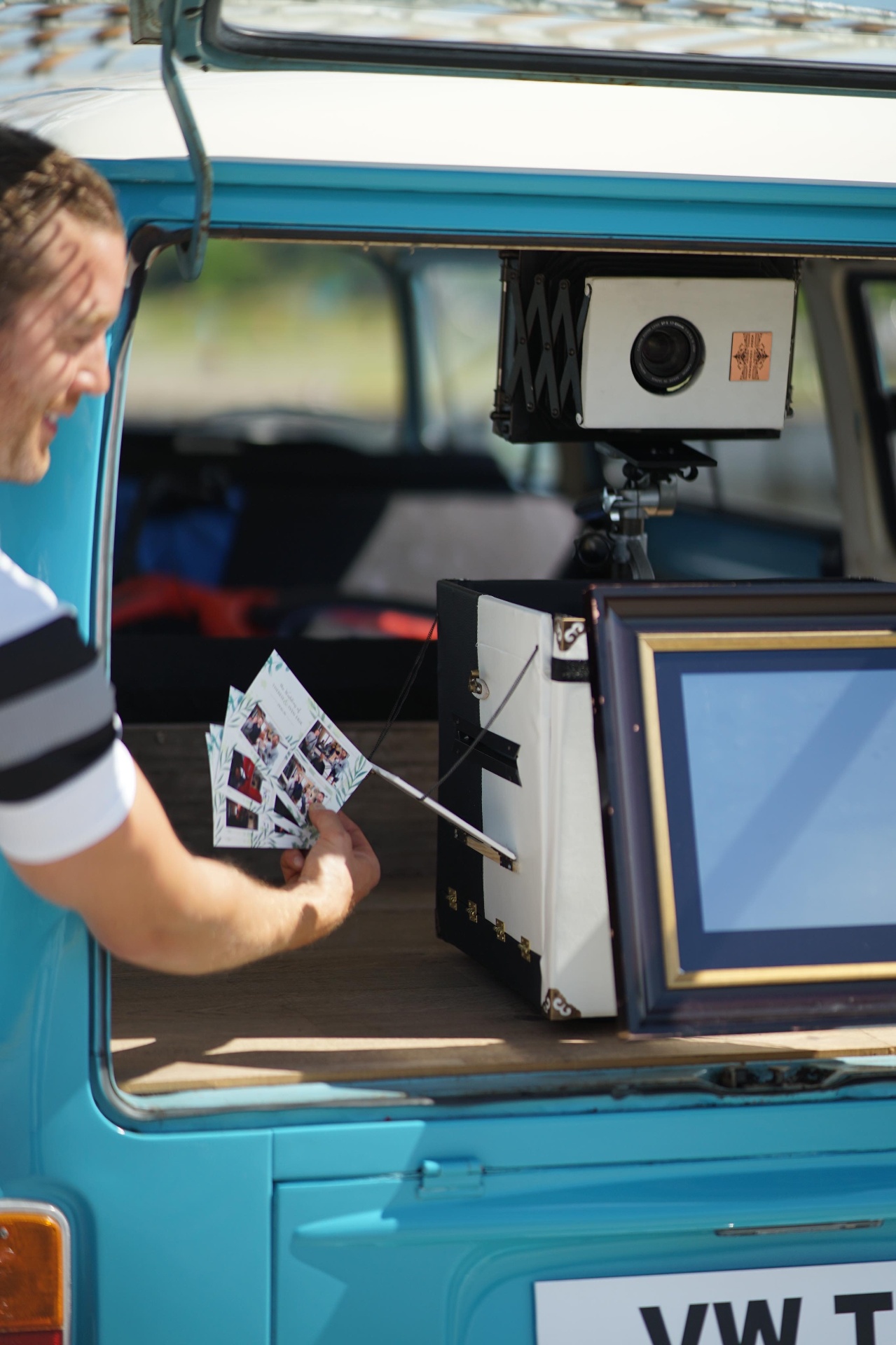 Ferdige photobooth-prints fra HappySmiles